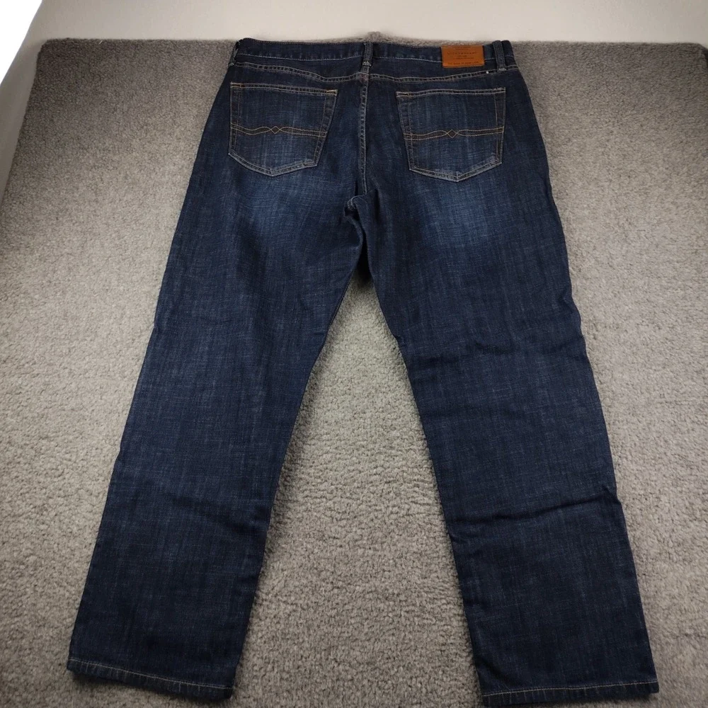 Lucky Brand Jeans Mens 40x30 329 Classic Straight Dark Wash Stretch EUC